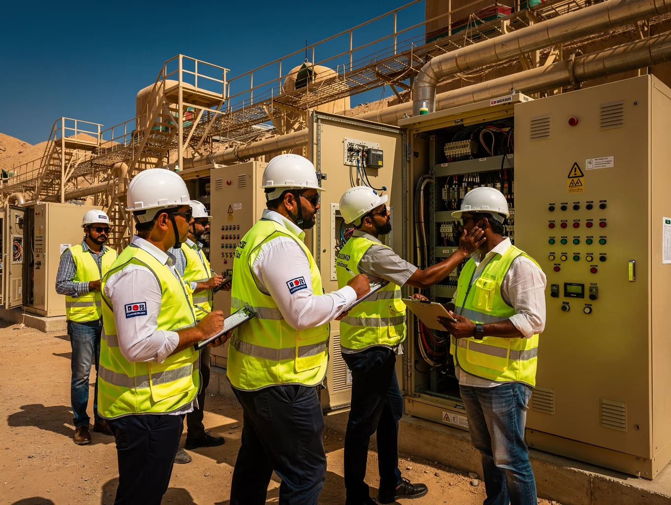 Commercial engineering and facility maintenance site in Muscat